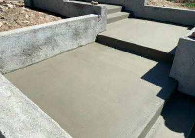 this image shows concrete steps in Redondo Beach, California